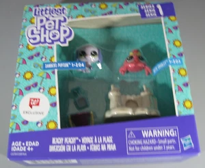 LPS Littlest Pet Shop Beachy Peachy Dottie Crabley Sanders Pupson Series 1 G5 - Picture 1 of 6