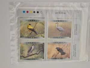 Canada 1999 Birds of Canada #1773a Set of Corner Inscription Blocks  - Picture 1 of 1