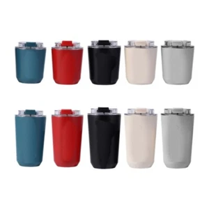 Travel Mugs Double Walled Water Bottles Coffee Cup Spill Proof Travel Flasks - Picture 1 of 16
