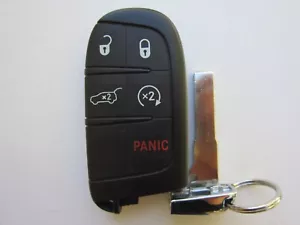 OEM 2017-2023 JEEP COMPASS SMART KEY FOB KEYLESS REMOTE ALARM UNLOCKED - Picture 1 of 5