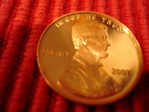 2007 S Lincoln Gem Proof Memorial Penny Cover