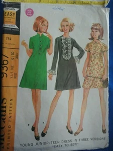Vintage Dress Pattern Cute Casual McCall's 936 Size 9/10 - Picture 1 of 3