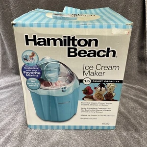 Hamilton Beach Automatic 1.5 Quart Electric Ice Cream, Frozen Yogurt, Maker - Picture 1 of 4
