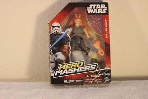 STAR WAR HERO MASHERS JAR JAR BINKS 6 INCH FIGURE w accessories - Picture 1 of 3