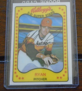 Nolan Ryan Kellogg's Baseball 3-D Super Stars card 1981 MLB  card no 6 - Picture 1 of 2