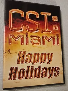 CSI MIAMI SPECIAL CAST CREW GIFT SCREENER 2 DVD SET Happy CHRISTMAS HolidaY FYC - Picture 1 of 4