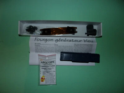 APOCOPE KIT à monter FOURGON GENERATEUR BLEU MISTRAL 56 NEUF et RARE - Photo 1/3