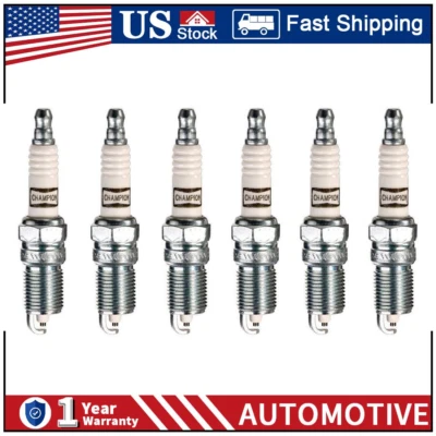 Vela de ignição Champion Platinum Power 6x para 1993-1997 Chrysler Concorde V6 3.5L PZ - Imagem 1 de 3