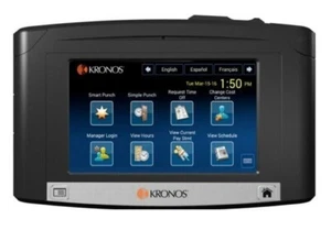 ADP Kronos Intouch 9100 8609100-458 & Quickpunch Plus Option 8609042-412 - Picture 1 of 5