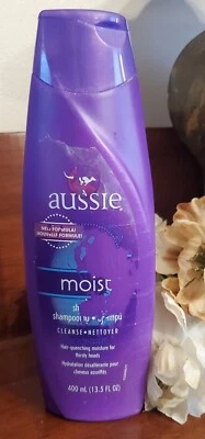 Champú Aussie Mega Moist 13,5 fl oz cabello descontinuado retirado auténtico nuevo Foto 1 de 2