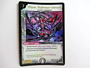Duel Masters Olgate, Nightmare Samurai L14/2 Y1 League JDC Foil Promo WOTC 2004 - Picture 1 of 2