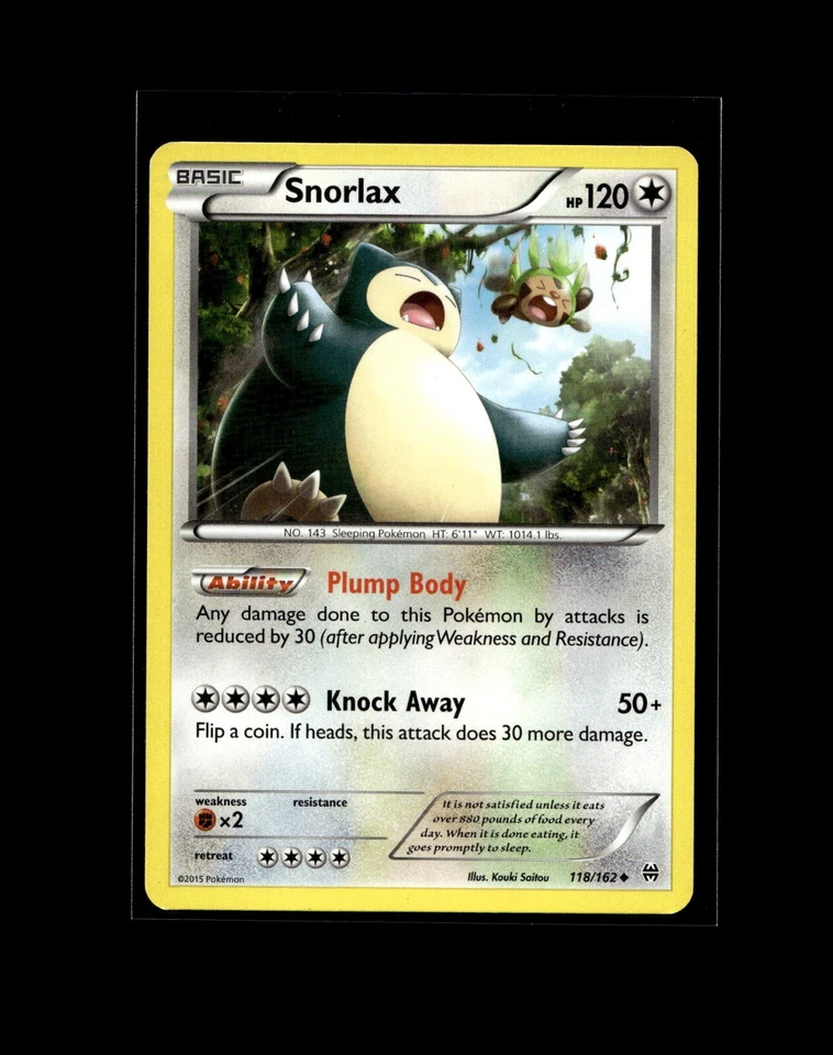 Snorlax Munchlax Pokemon Card! Holo/Reverse Holo Rare EX V VMAX Full Art Cards! - Image 1 of 2