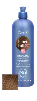 Enjuague instantáneo completo para color de cabello Roux Fanci, 23 cervatillo frívolo, 15,2 onzas líquidas Foto 1 de 2