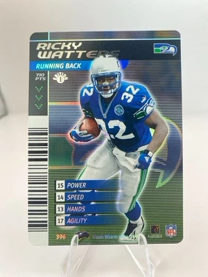 Ricky Watters 2002 NFL Showdown Base #396 1st Edition Foil Seahawks - Image 1 of 2