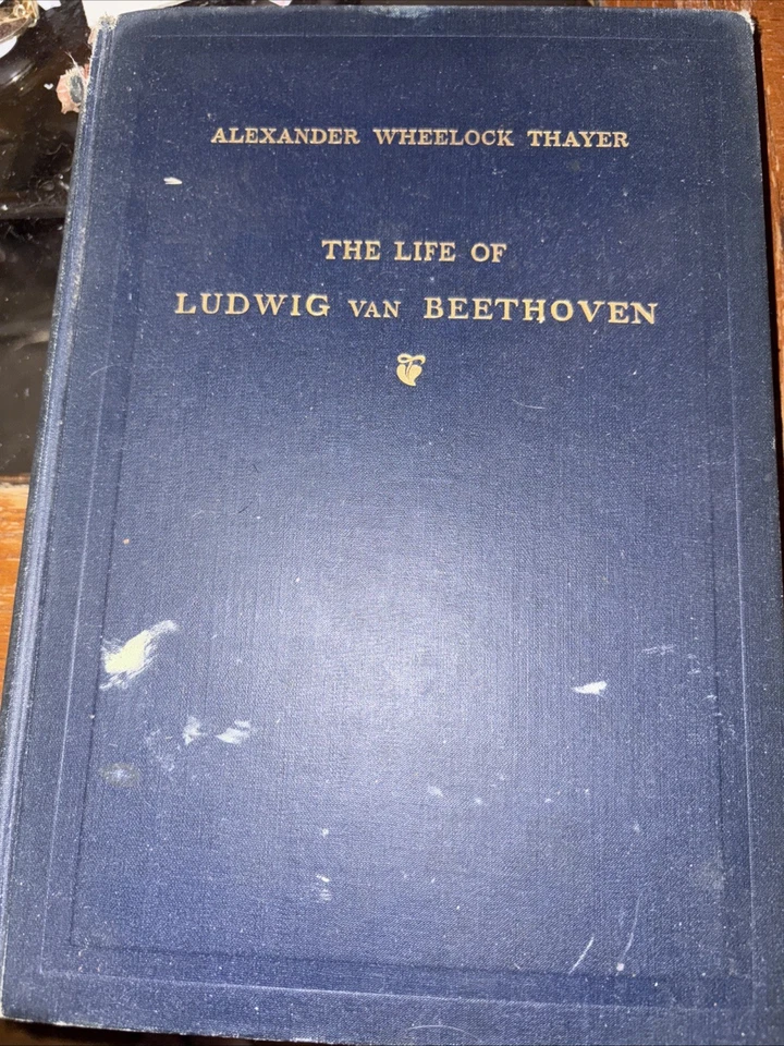Alexander  Thayer THE LIFE OF LUDWIG VAN BEETHOVEN Volume 1 1921 HC RARE ! - Image 1 of 4