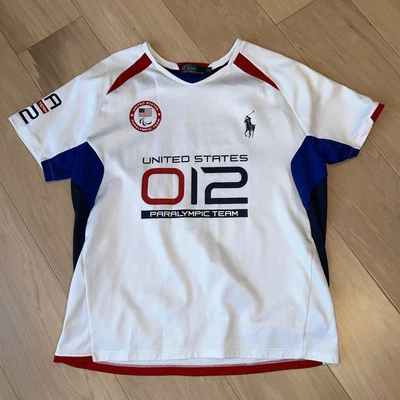 Camiseta Polo Ralph Lauren 2012 Equipo Paralímpico Olímpico de Londres *Defecto Talla XL Foto 1 de 4