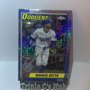 2025 Topps Mookie Betts 1990 Chrome Silver Pack #T90C-81 Mojo Refractor - Picture 1 of 2