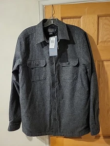 NWT PENDLETON Virgin Wool Heavyweight Mens Medium Tall Shacket Shirt Jacket USA - Picture 1 of 21