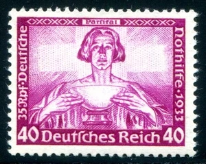GERMANY 1933 507 ** MNH WAGNER new signed SCHLEGEL BPP 950€(Z2621 - Picture 1 of 2