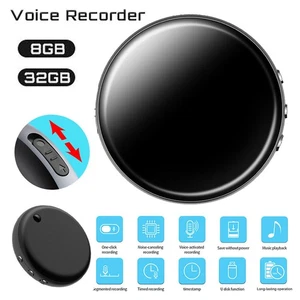 100 Hour Digital Voice Recorder Small Recording Hidden Listening U DISK Device - Picture 1 of 23