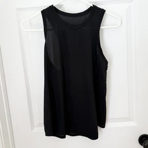 Damen Lululemon Sculpt Tank Relaxed Fit Hüftlang in Schwarz - Bild 1 von 7