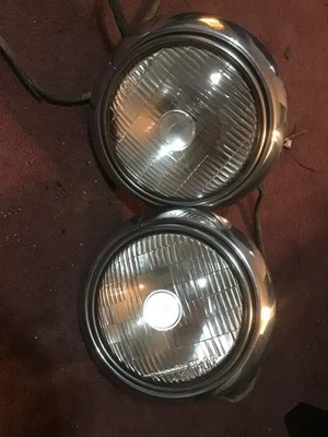 Par de unidades completas 6 voltios Auto-Lite Bull's Eye Mopar Chrysler Plymouth Desoto Foto 1 de 4