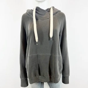 NSF Gray Distressed Hoodie Sweatshirt Size XL Long Sleeve Casual Athleisure - Picture 1 of 8