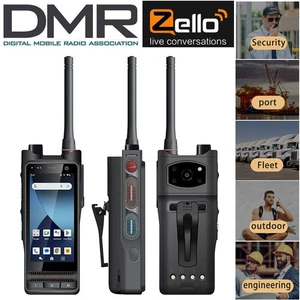 4G LTE DMR Digital Radio UHF Android 14 Rugged Phone Walkie Talkie Mobile UNIWA - Picture 1 of 14