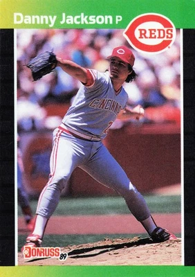 1989 Leaf Donruss Baseball #124 Danny Jackson - Image 1 of 3