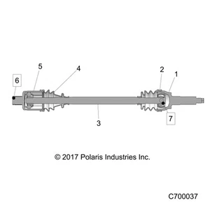 Polaris Outer Boot Kit, Genuine OEM Part 2208047, Qty 1 - Picture 1 of 1