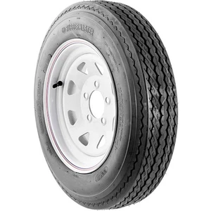 2 RubberMaster H187 ST 165/80D13 A78-13 C 6 Ply 5 on 4.5 Eight Spoke Assemblies - Picture 1 of 3