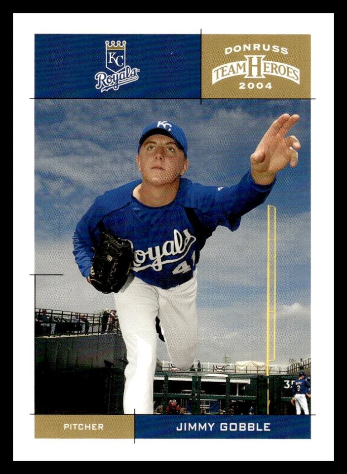 2004 Donruss Team Heroes #196 Jimmy Gobble Kansas City Royals - Image 1 of 2
