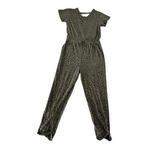 Tuta Treasure & Bond stampa leopardata oliva taglia M 100% cotone - Foto 1 di 8