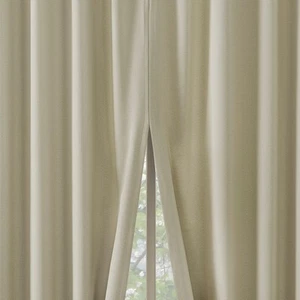 2pc 52"x63" Sun Zero Blackout Aria Magnetic Closure Back Tab Curtain Panel - Picture 1 of 8
