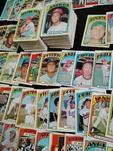 1972 Topps Baseball Cards - 289 Different - W/ Billy Martin and Bobby Valentine - Picture 1 of 7