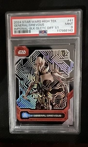 Topps Star Wars General Grievous 1/1 PSA 9 Hightek - Picture 1 of 3