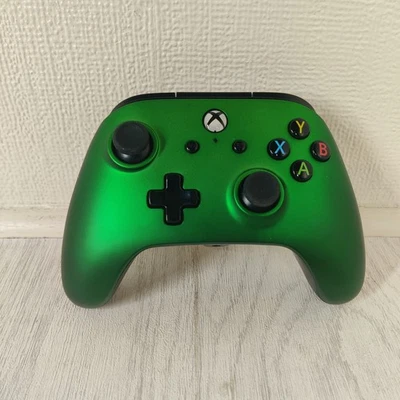 PowerA Xbox One Wired Enhanced Controller -  Metallic Green - Image 1 of 4