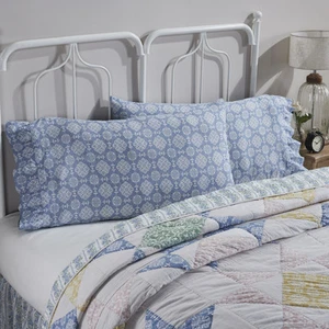 Farmhouse King Pillow Case Set of 2 Creme Spring Jolie Bedroom Decor VHC Brands - Picture 1 of 4