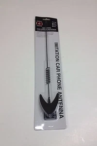 20x 13" BLACK VINTAGE CAR IMITATION PHONE AERIAL DECOR DUMMY ANTENNA LOT ANT-69 - Picture 1 of 4