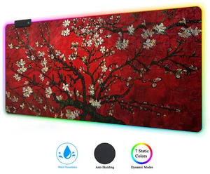 XXL RGB Gaming Mouse Pad - Extended Large LED Gaming Desk Mat (35.4 x 15.7 Inch) - Picture 1 of 7