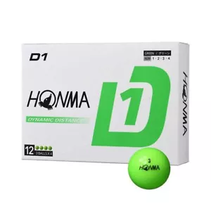 HONMA GOLF BALL D1 2024 Model BT2401 Green 【5 Dozen】60 Balls Set New Japan F/S - Picture 1 of 2