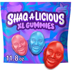 SHAQ-A-LICIOUS XL GUMMIES sacchetto di caramelle gommose sapore originale 11,8 oz - Foto 1 di 7