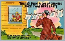 Comic Postcard~ A Lot Of Changes Since I Was Here Last~ c926