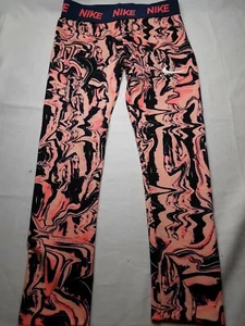 + Nike Girls Leggings Bleached Coral Size 6X NWT msrp $30 So cute! - Picture 1 of 7