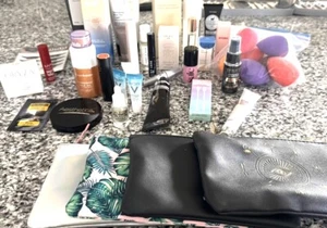 HUGE Lot 30+ Full Deluxe Travel Size Hair Skin Care Makeup Beauty Samples Ipsy - Picture 1 of 4
