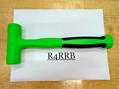 Herramientas Snap-on EE. UU. Nuevo VERDE 20 oz Slimline CARA SUAVE Martillo soplado muerto HBSE20G Foto 1 de 4