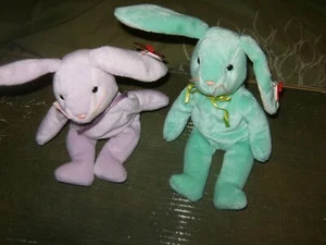 TY Original Beanie Baby Floppity And Hippity PVC Pellets 1996 - Bild 1 von 7