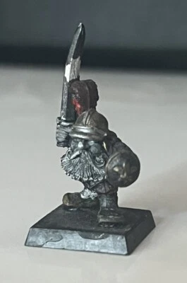 1989 Marauder MB1 DR7 Dwarf Regiment Champion OLD WORLD Warhammer - Image 1 of 4