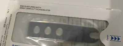 Surgical Saw Blade 25mm Width 95mm/1.25mm Cut Ref 519.115S Exp 05/2024 - Image 1 of 2