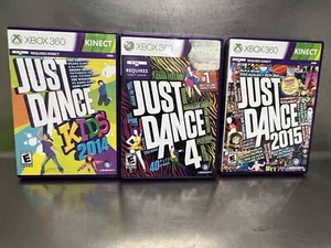 Just Dance DVDs - Just Dance Kids 2014, Just Dance 4, Just Dance 2015 - EUC - Picture 1 of 9